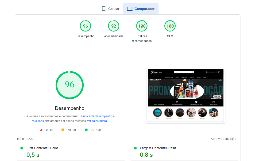 Performance MMClean